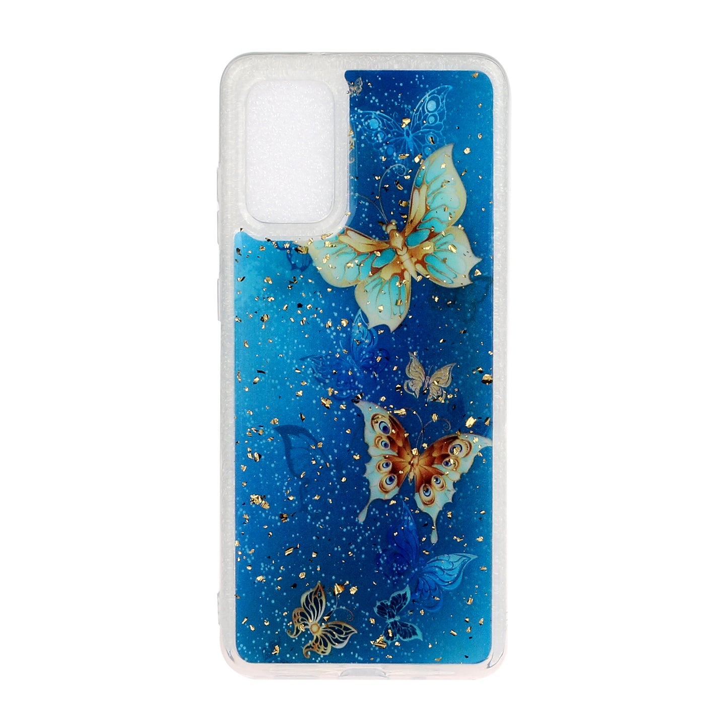 Glitter Sequins Stylish TPU Phone Shell for Samsung Galaxy S20 Ultra - Butterflies