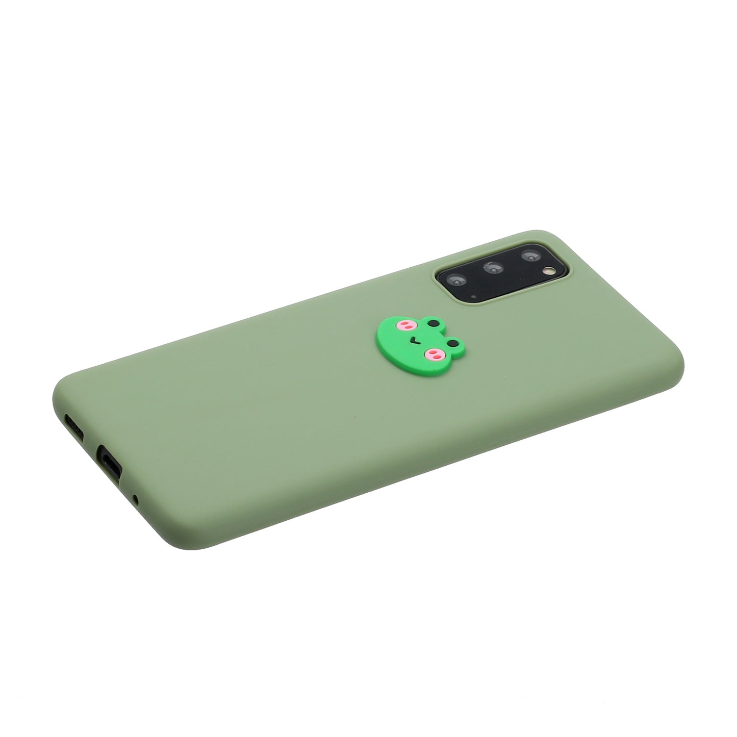 Animal Logo Decor TPU Phone Case Cover for Samsung Galaxy S20 4G/S20 5G - Frog