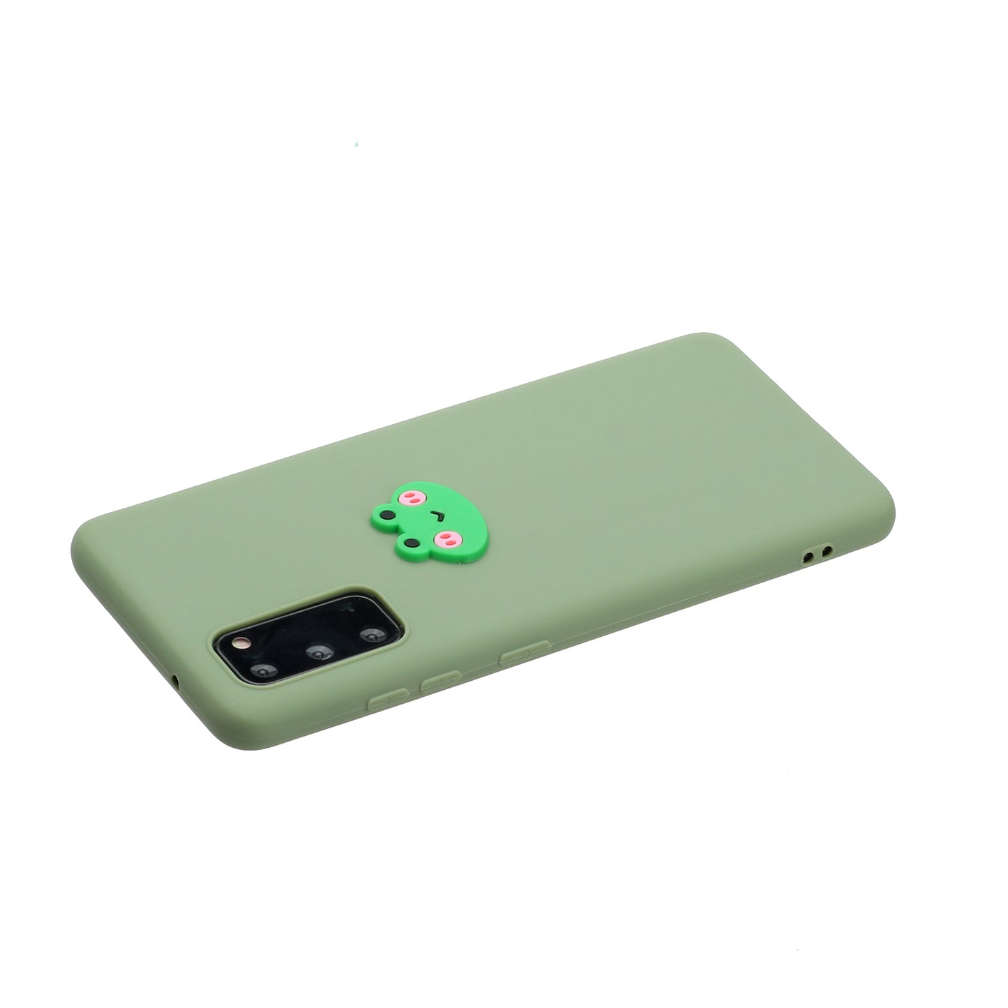 Animal Logo Decor TPU Phone Case Cover for Samsung Galaxy S20 4G/S20 5G - Frog