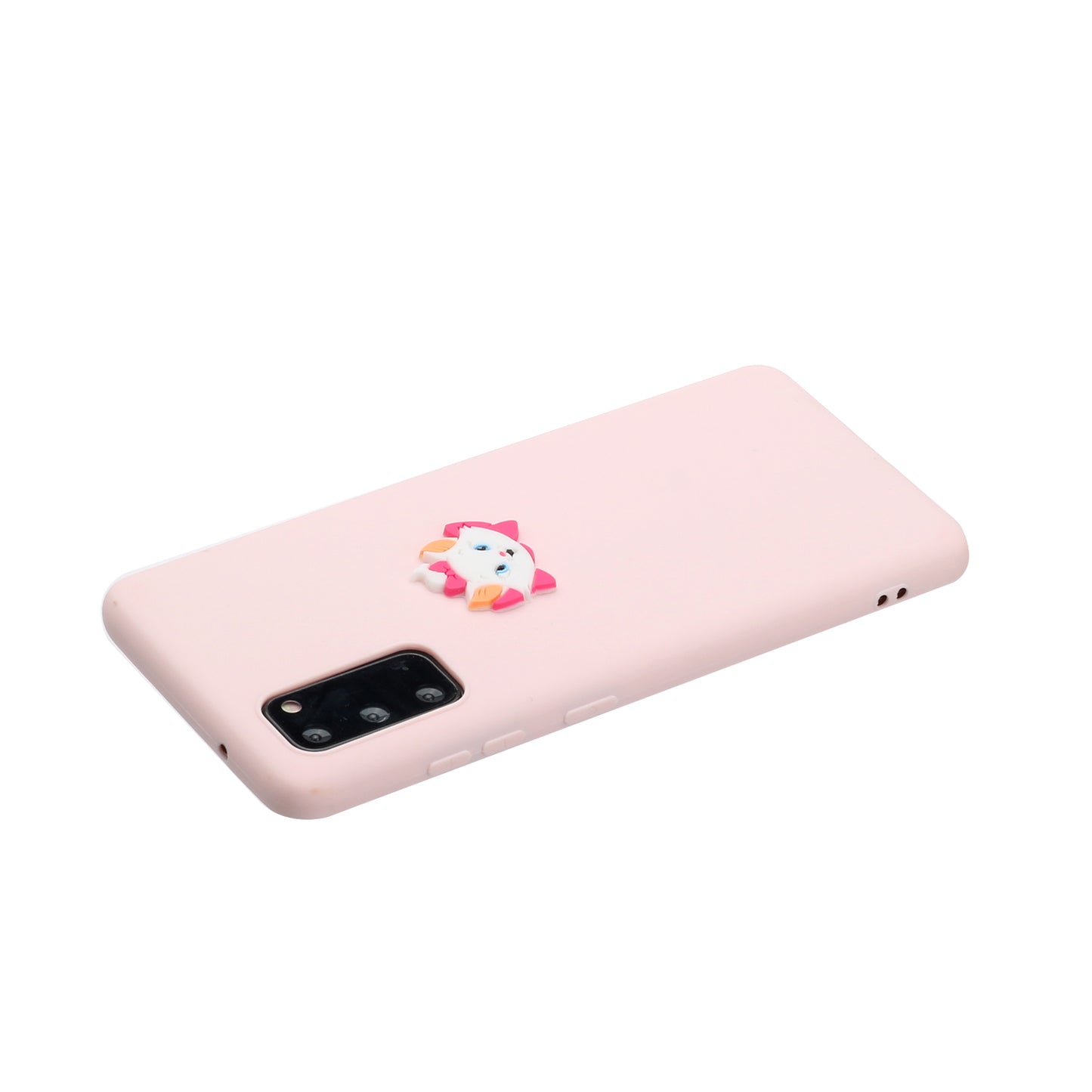 Animal Logo Decor TPU Phone Case Cover for Samsung Galaxy S20 4G/S20 5G - Fox