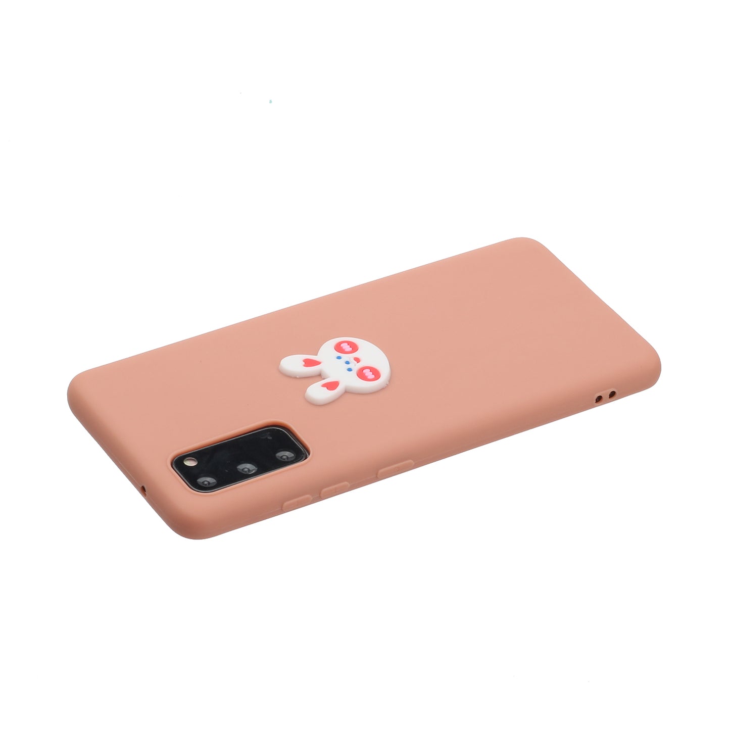 Animal Logo Decor TPU Phone Case Cover for Samsung Galaxy S20 4G/S20 5G - Rabbit