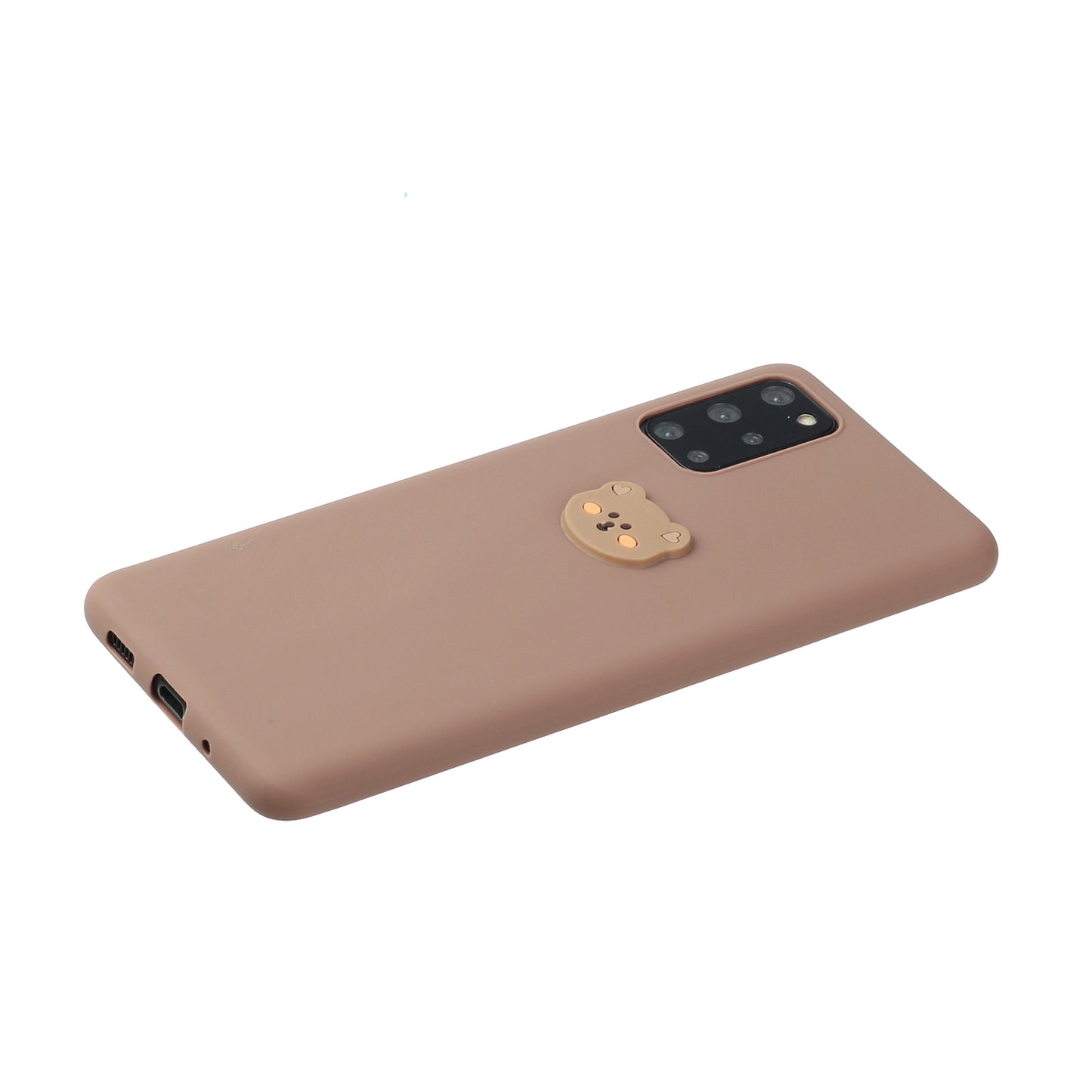 Animal Logo Decor TPU Phone Case Cover for Samsung Galaxy S20 Plus / S20 Plus 5G - Bear