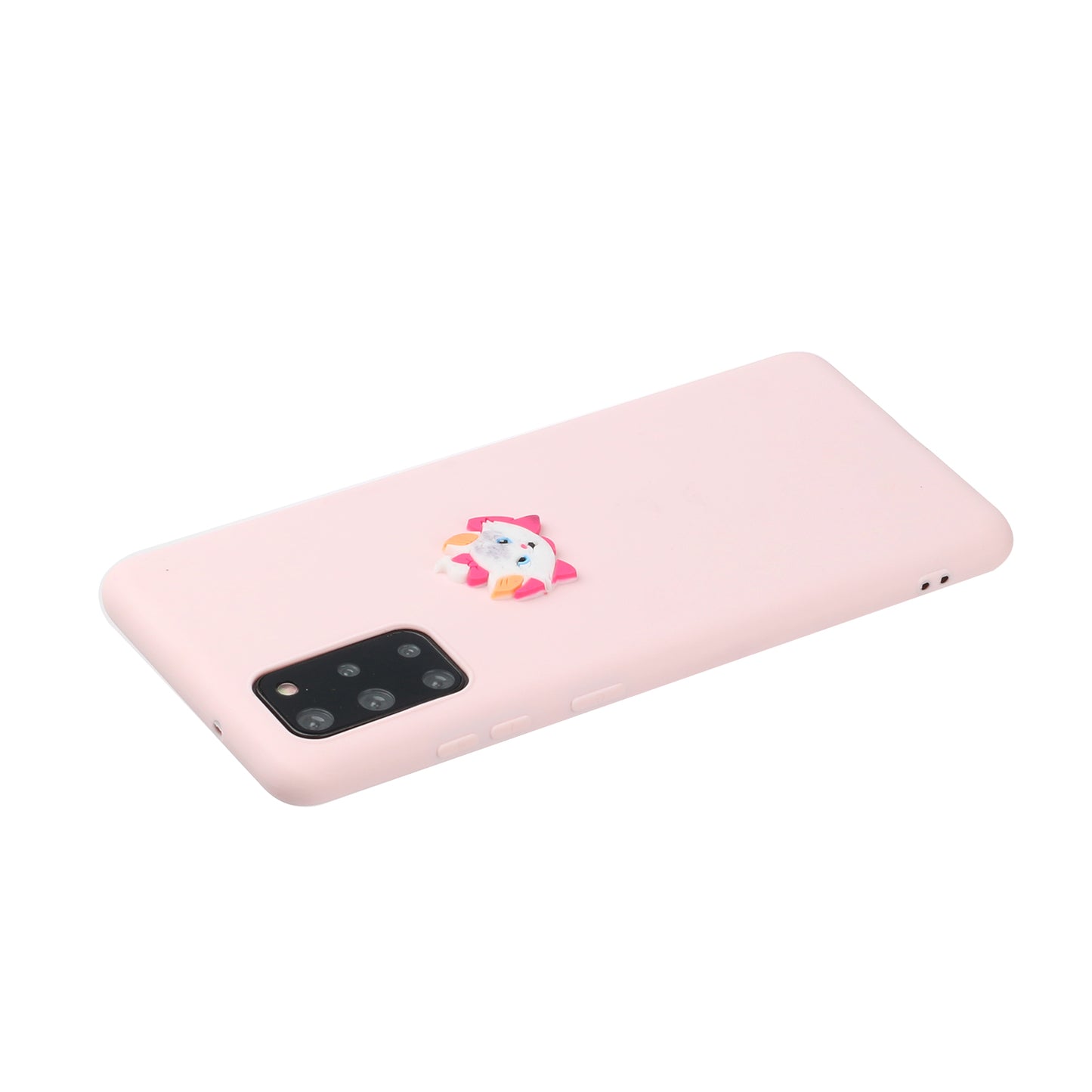 Animal Logo Decor TPU Phone Case Cover for Samsung Galaxy S20 Plus / S20 Plus 5G - Fox