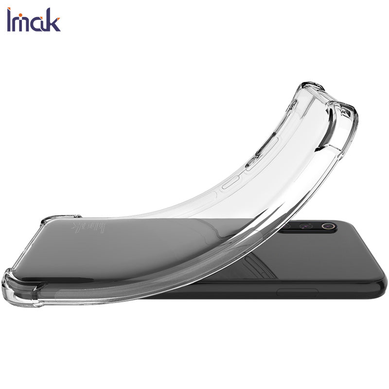 IMAK Silky Anti-drop TPU Phone Case + Screen Protector Film for Samsung Galaxy S20 4G/S20 5G - Transparent