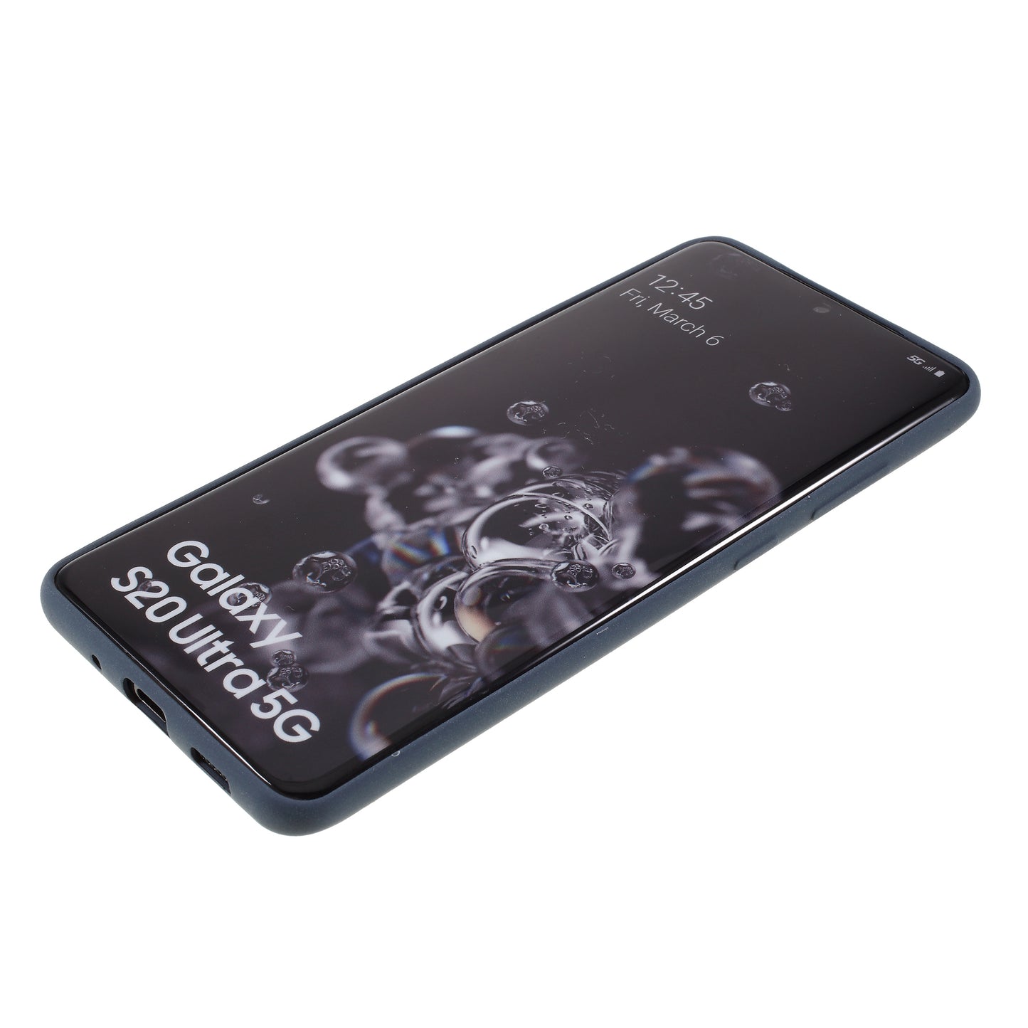 Double-sided Matte TPU Cell Phone Cover for Samsung Galaxy S20 Ultra - Blue