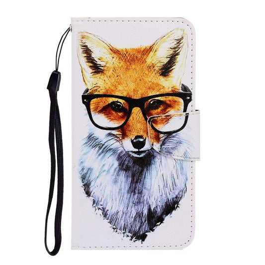 Pattern Printing Flip Leather Wallet Phone Cover for Samsung Galaxy A21s - Dog