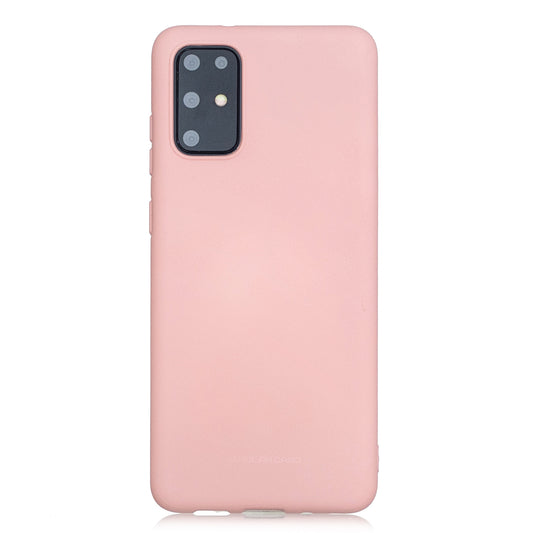 MOLAN CANO Rubberized Soft TPU Case for Samsung Galaxy S20 Plus - Pink