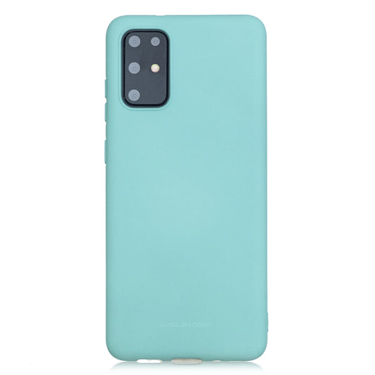 MOLAN CANO Rubberized Soft TPU Case for Samsung Galaxy S20 Plus - Baby Blue