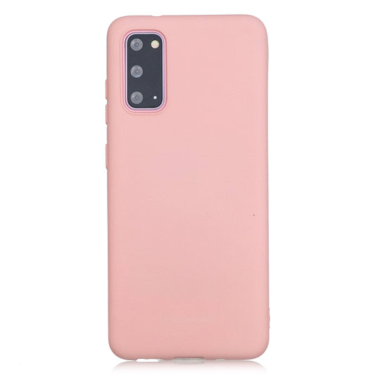 MOLAN CANO Rubberized Soft TPU Case for Samsung Galaxy S20 4G/S20 5G - Pink