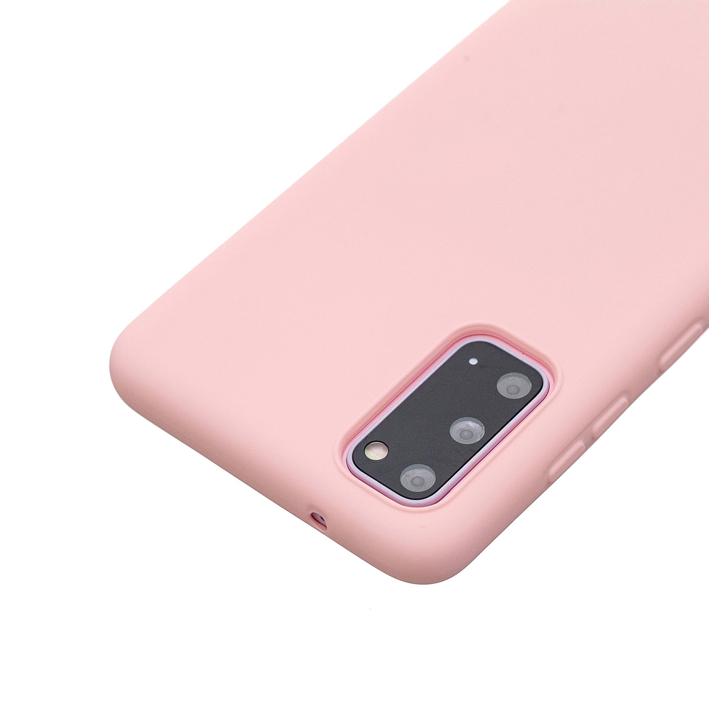 MOLAN CANO Rubberized Soft TPU Case for Samsung Galaxy S20 4G/S20 5G - Pink