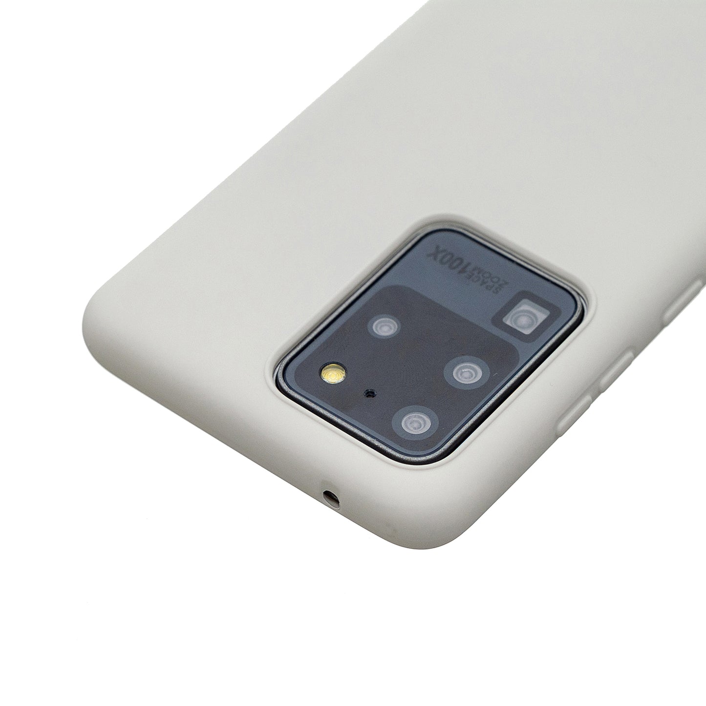 MOLAN CANO Rubberized TPU Shell Case Cover for Samsung Galaxy S20 Ultra - White