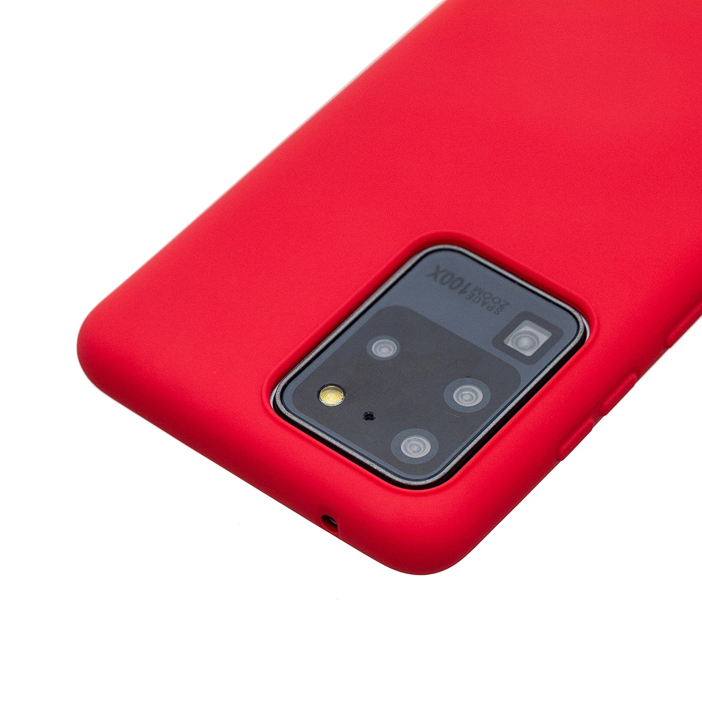 MOLAN CANO Rubberized TPU Shell Case Cover for Samsung Galaxy S20 Ultra - Red