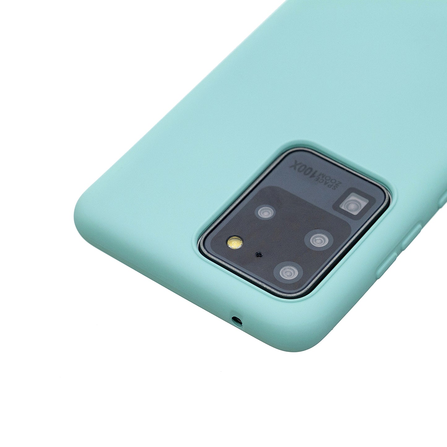MOLAN CANO Rubberized TPU Shell Case Cover for Samsung Galaxy S20 Ultra - Baby Blue