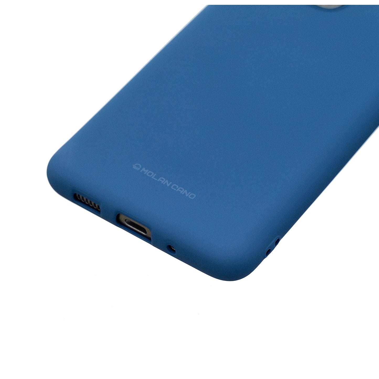 MOLAN CANO Rubberized TPU Shell Case Cover for Samsung Galaxy S20 Ultra - Dark Blue