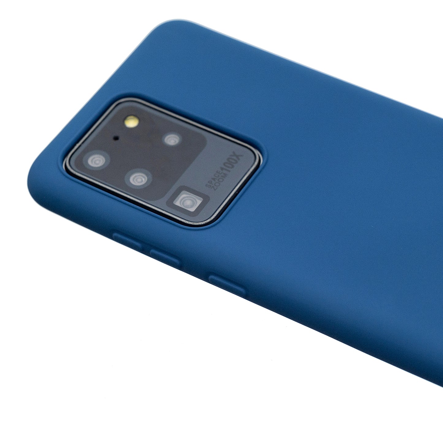 MOLAN CANO Rubberized TPU Shell Case Cover for Samsung Galaxy S20 Ultra - Dark Blue