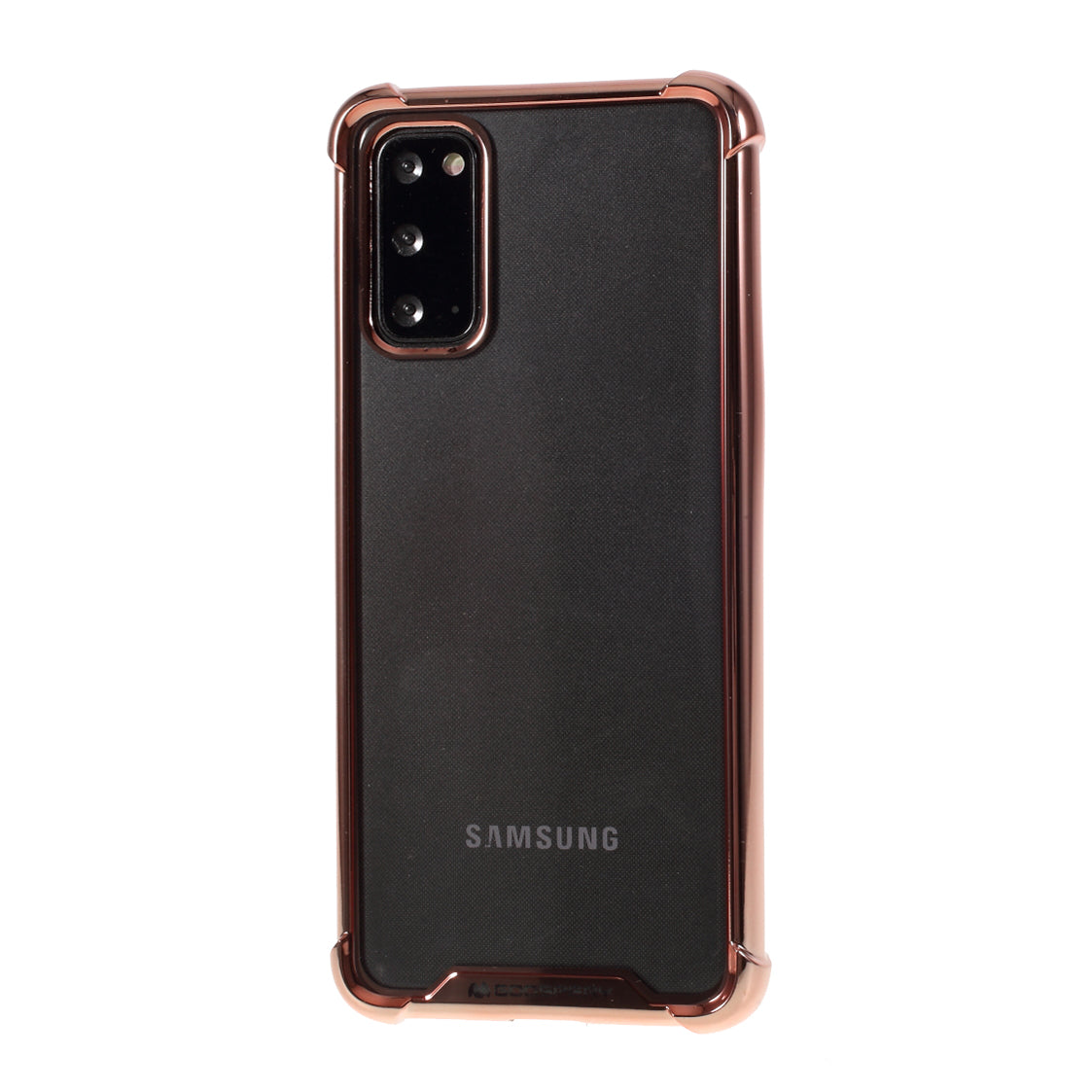 MERCURY GOOSPERY Case Electroplating TPU Mobile Phone Shell for Samsung Galaxy S20 4G/S20 5G - Rose Gold