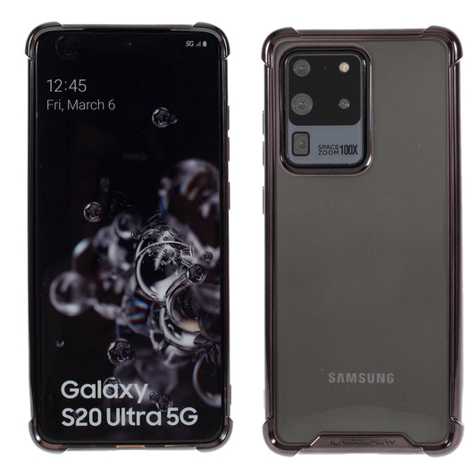 MERCURY GOOSPERY Protective Case Electroplating TPU Phone Shell for Samsung Galaxy S20 Ultra - Black