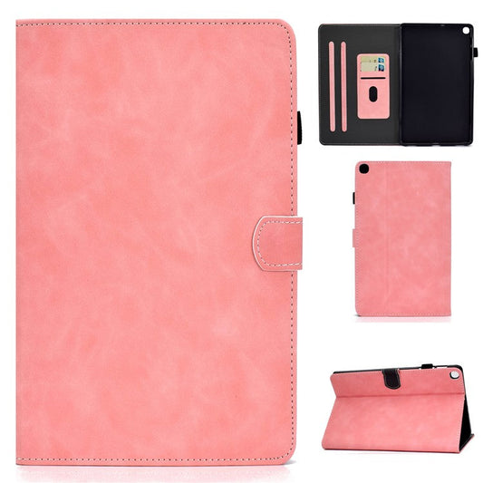 Stand Leather Card Holder Case for Samsung Galaxy Tab S6 Lite (2020) P615 P610 / (2022) / (2024) - Pink