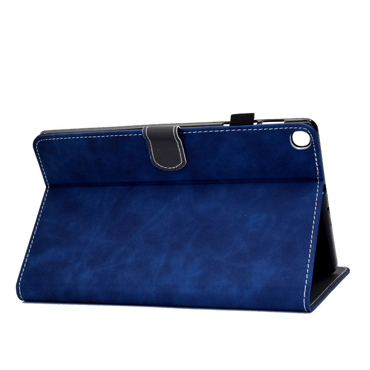 Stand Leather Card Holder Case for Samsung Galaxy Tab S6 Lite (2020) P615 P610 / (2022) / (2024) - Blue