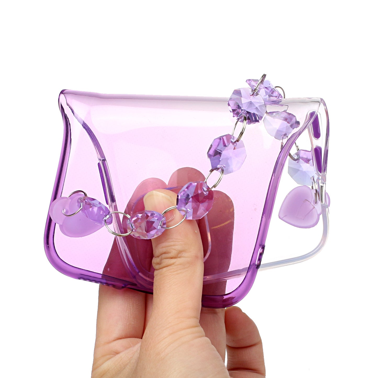 Crystal Bracelet Series Soft Phone Case for Samsung Galaxy S20 4G/S20 5G - Purple