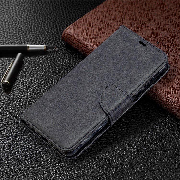 Wallet Leather Stand Case for Samsung Galaxy A21s - Black