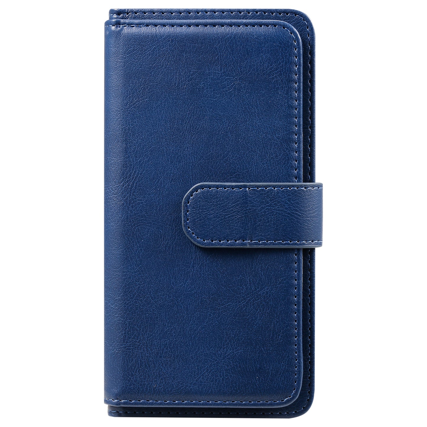KT Multi-functional Series-1 10 Card Slots Wallet TPU+PU Leather Case with Stand for Samsung Galaxy S20 4G/S20 5G - Blue