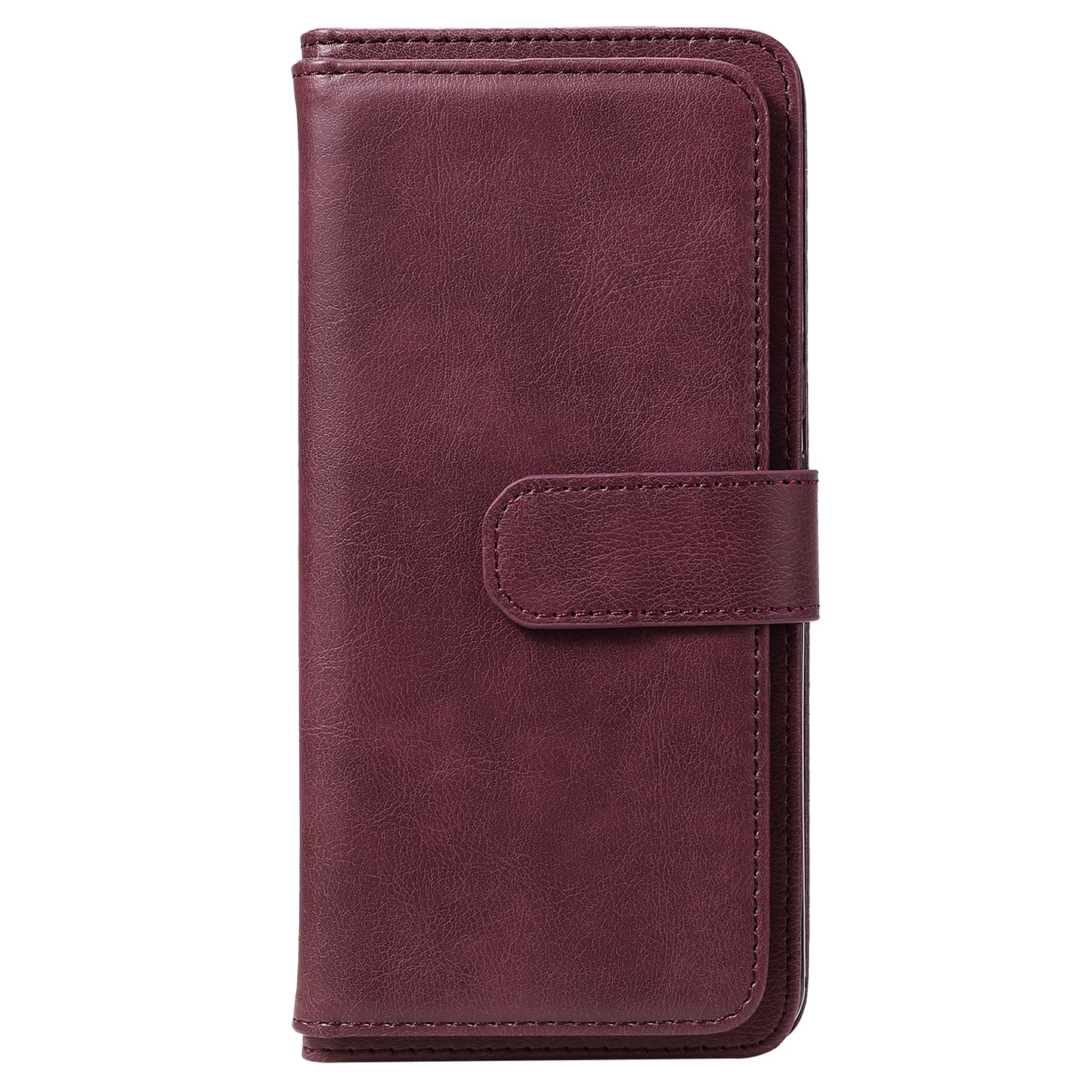 For Samsung Galaxy S20 Plus/S20 Plus 5G KT Multi-functional Series-1 10 Card Slots Wallet TPU+PU Leather Cover with Stand  - Wine Red