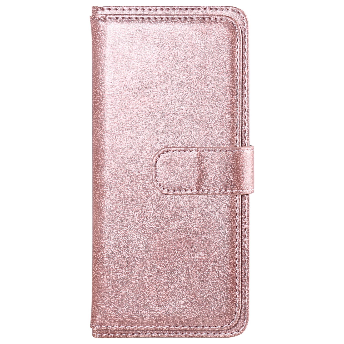KT Multi-functional Series-1 10 Card Slots Wallet TPU+PU Leather Shell with Stand for Samsung Galaxy S20 Ultra - Rose Gold