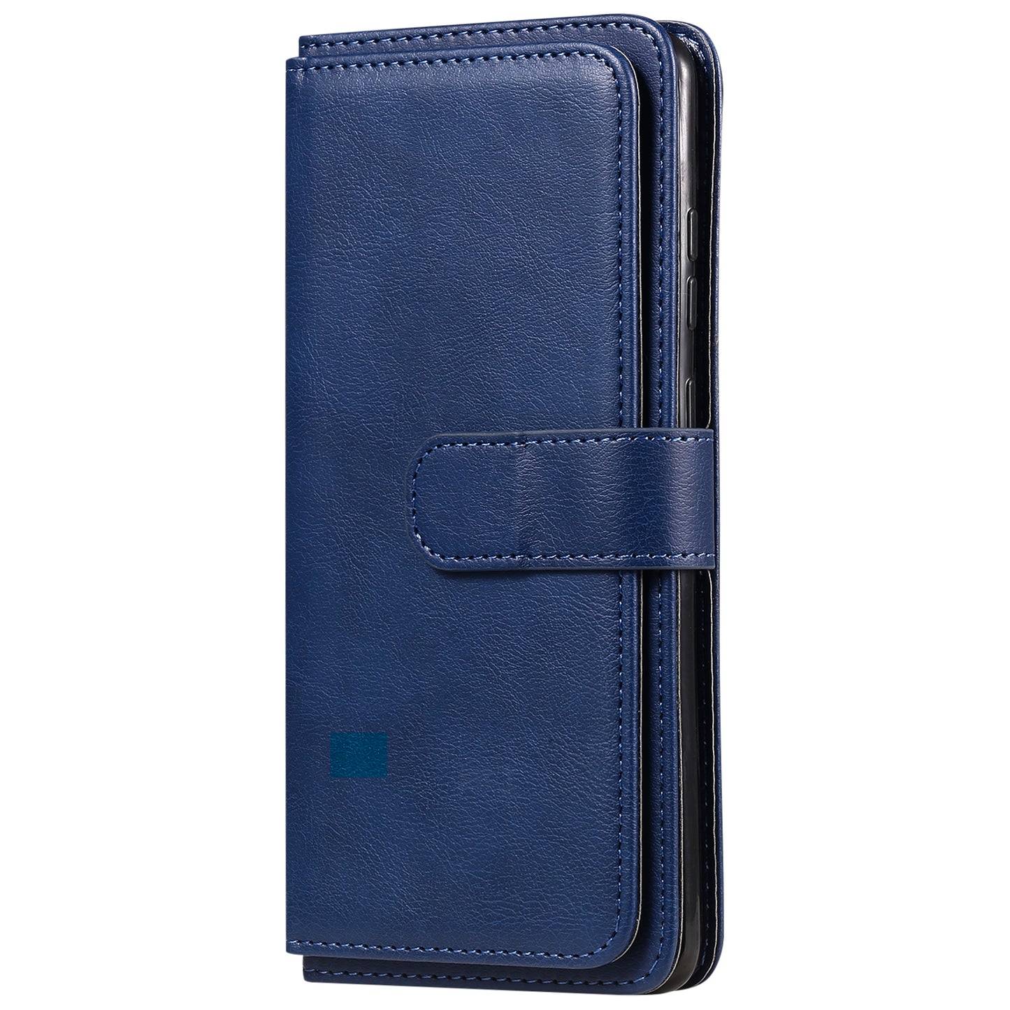 KT Multi-functional Series-1 10 Card Slots Wallet TPU+PU Leather Shell with Stand for Samsung Galaxy S20 Ultra - Blue