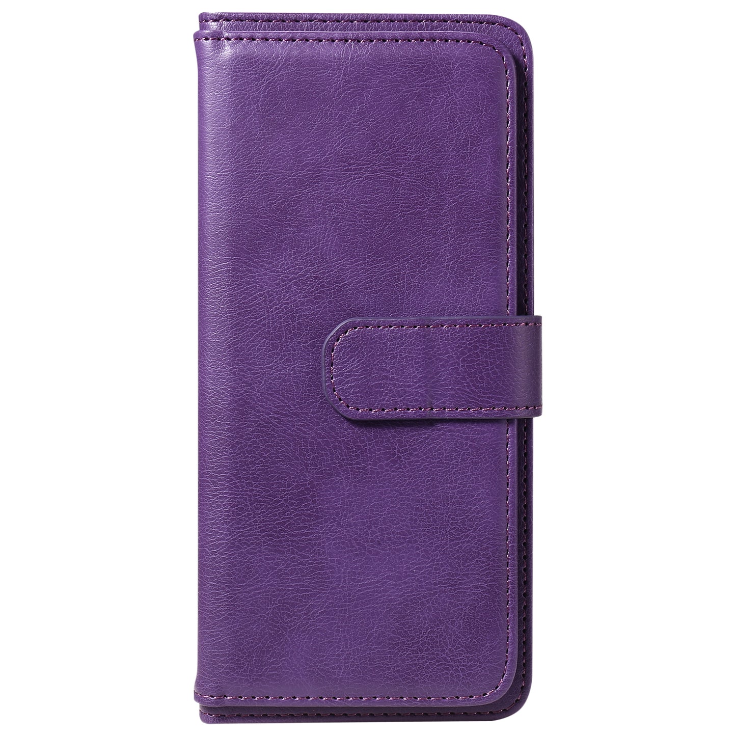 KT Multi-functional Series-1 10 Card Slots Wallet TPU+PU Leather Shell with Stand for Samsung Galaxy S20 Ultra - Purple
