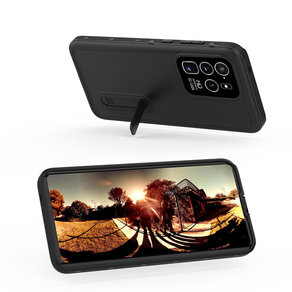 REDPEPPER IP68 Waterproof Phone Case [Support Fingerprint Unlock ] for Samsung Galaxy S20 Ultra - Black