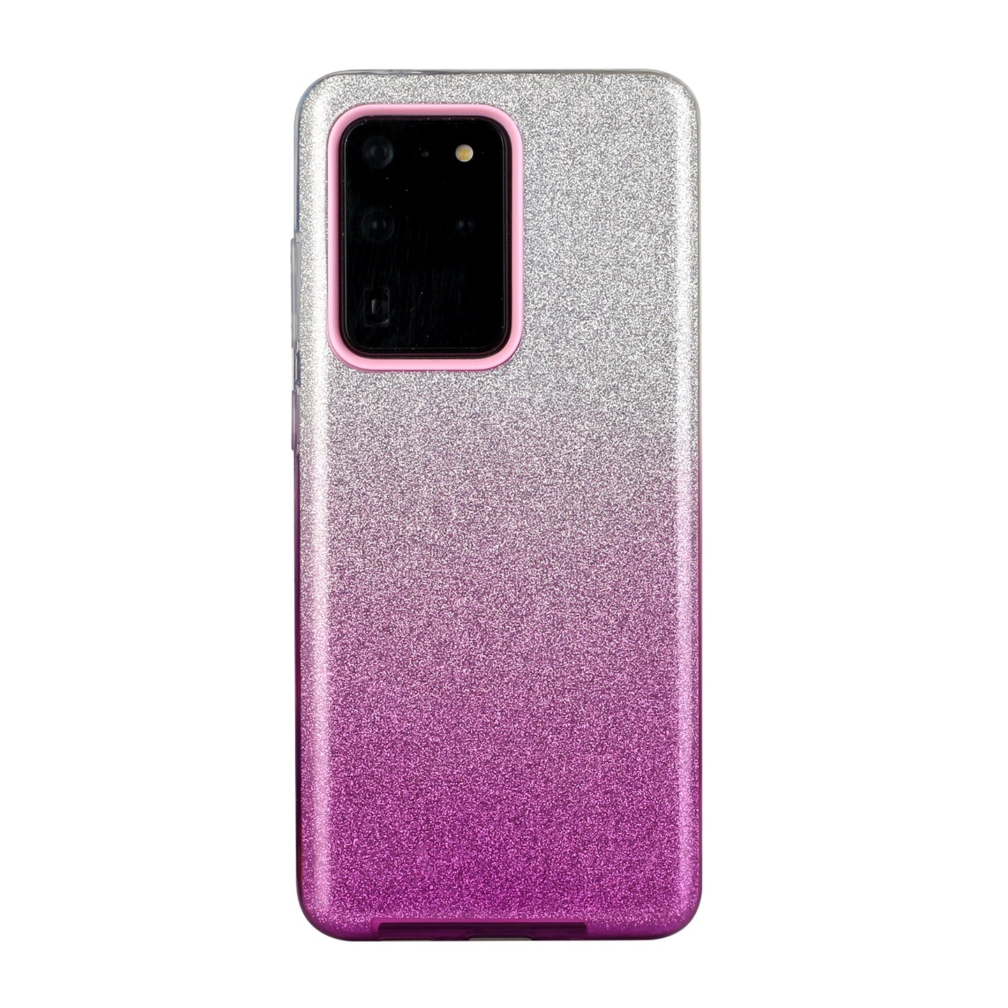 Gradient Color TPU + PC Hybrid Phone Cover for Samsung Galaxy S20 Ultra - Purple
