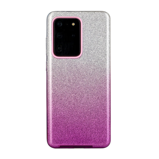 Gradient Color TPU + PC Hybrid Phone Cover for Samsung Galaxy S20 Ultra - Purple