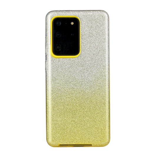 Gradient Color TPU + PC Hybrid Phone Cover for Samsung Galaxy S20 Ultra - Yellow