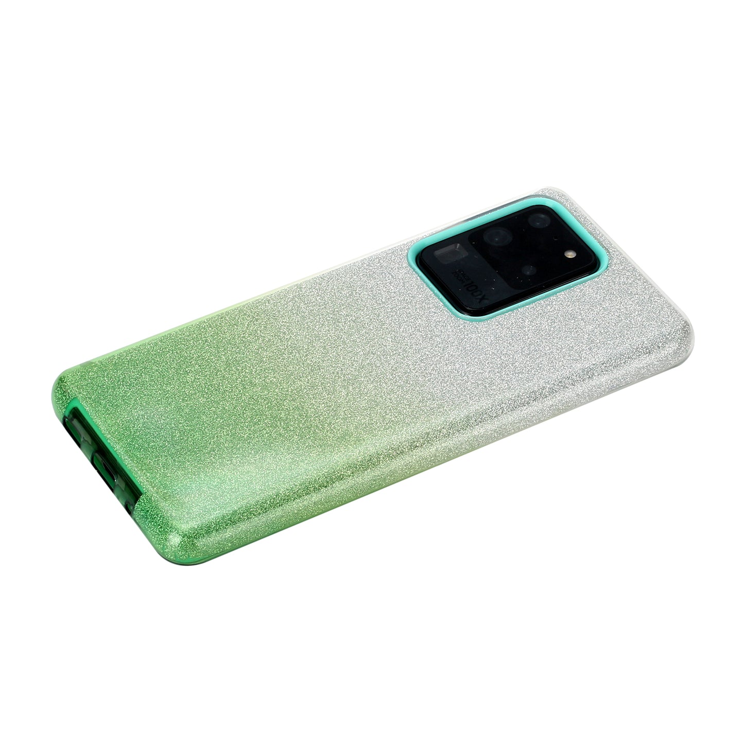 Gradient Color TPU + PC Hybrid Phone Cover for Samsung Galaxy S20 Ultra - Green