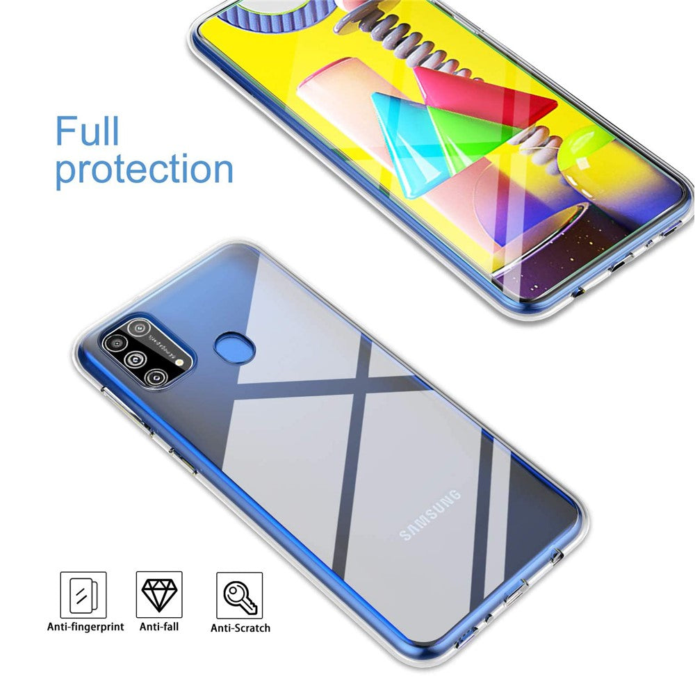TPU Phone Case + Tempered Glass Screen Protector for Samsung Galaxy M31
