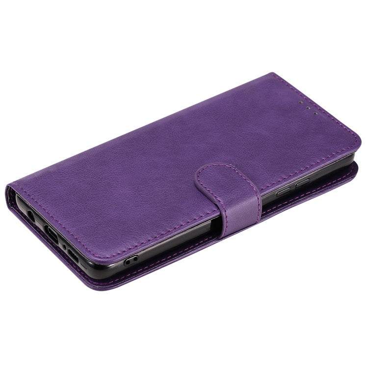 KT Leather Series-3 Detachable 2-in-1 PU Leather Wallet Case for Samsung Galaxy A51 5G SM-A516 - Purple