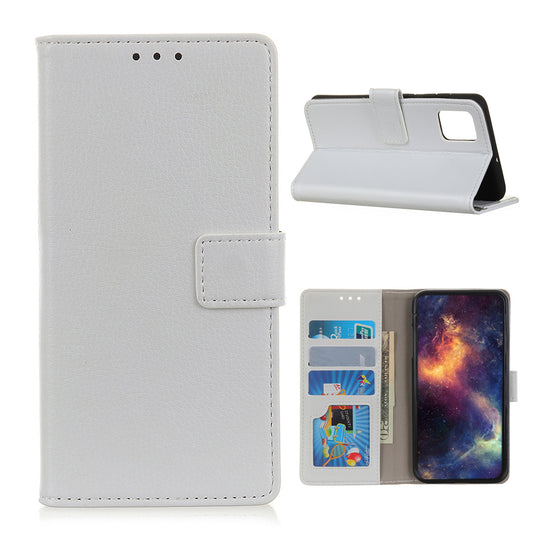 Litchi Surface PU Leather with Wallet Cover for Samsung Galaxy S20 FE/S20 Fan Edition/S20 FE 5G/S20 Fan Edition 5G/S20 Lite/S20 Lite - White