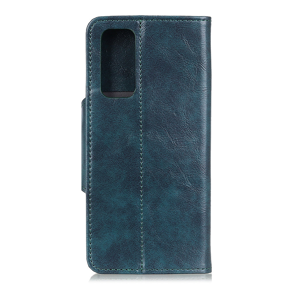 Leather with Wallet with Stand Cover for Samsung Galaxy S20 FE/S20 Fan Edition/S20 FE 5G/S20 Fan Edition 5G/S20 Lite/S20 Lite - Blue
