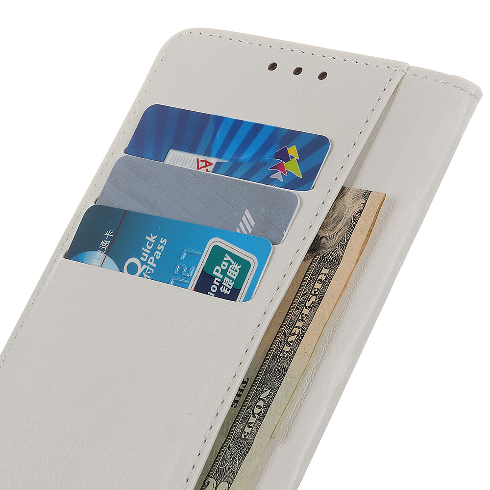 Cowhide Texture PU Leather Cover for Samsung Galaxy S20 FE/S20 Fan Edition/S20 FE 5G/S20 Fan Edition 5G/S20 Lite - White