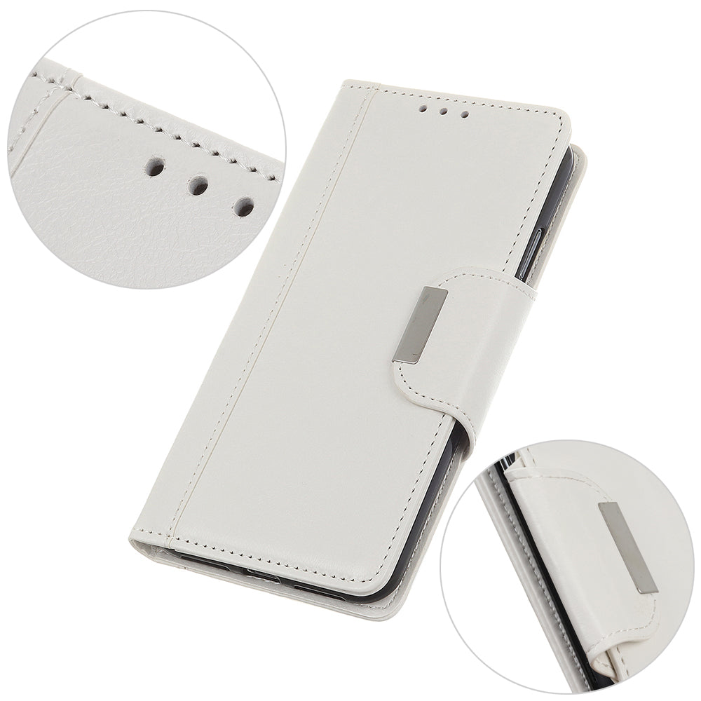 Cowhide Texture PU Leather Cover for Samsung Galaxy S20 FE/S20 Fan Edition/S20 FE 5G/S20 Fan Edition 5G/S20 Lite - White
