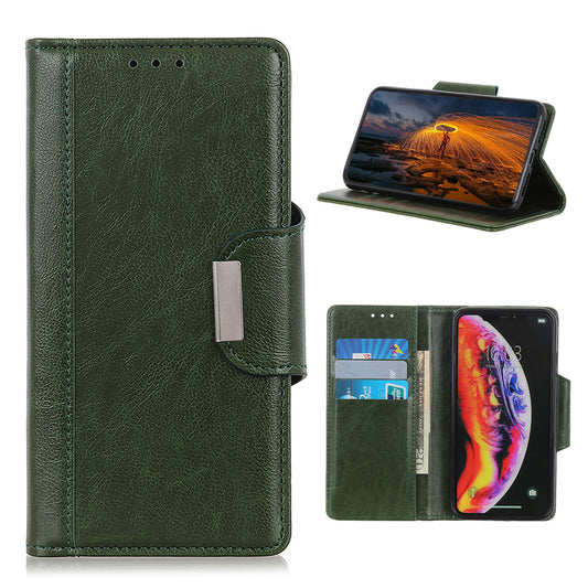 Cowhide Texture PU Leather Cover for Samsung Galaxy S20 FE/S20 Fan Edition/S20 FE 5G/S20 Fan Edition 5G/S20 Lite - Green