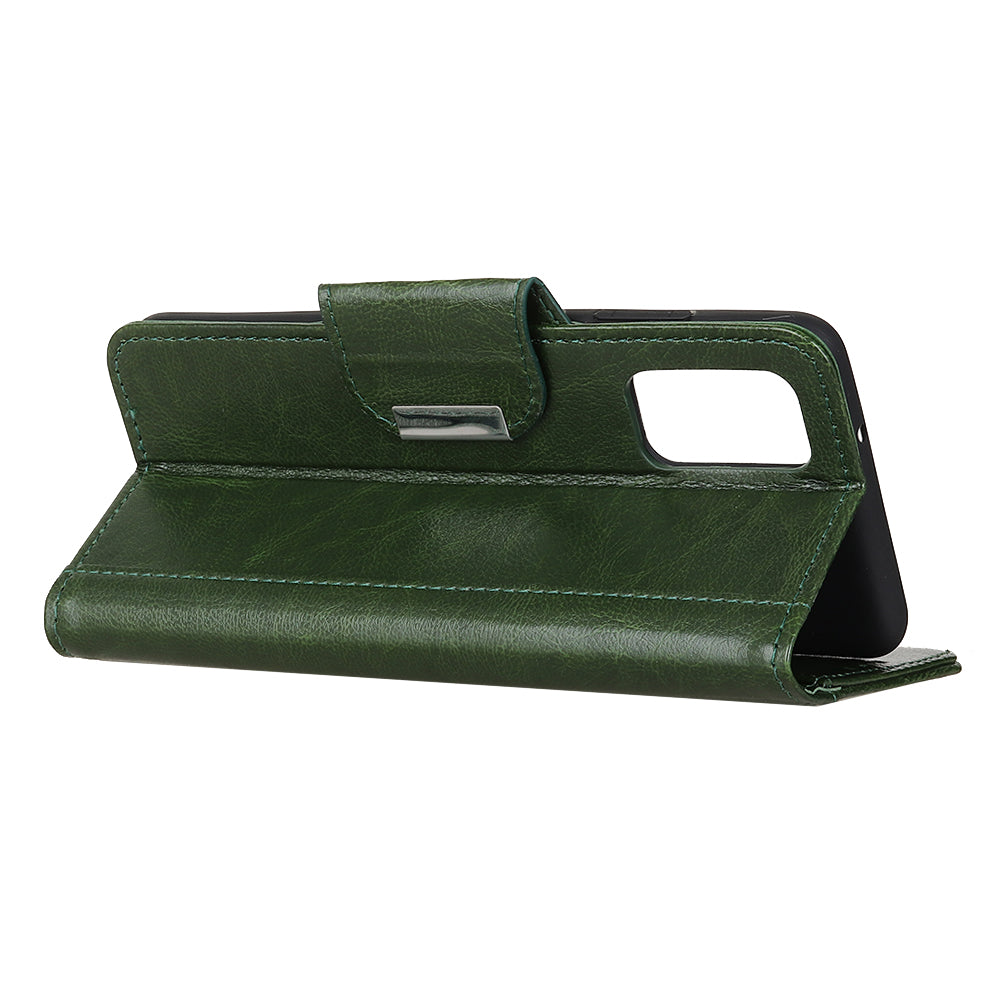 Cowhide Texture PU Leather Cover for Samsung Galaxy S20 FE/S20 Fan Edition/S20 FE 5G/S20 Fan Edition 5G/S20 Lite - Green