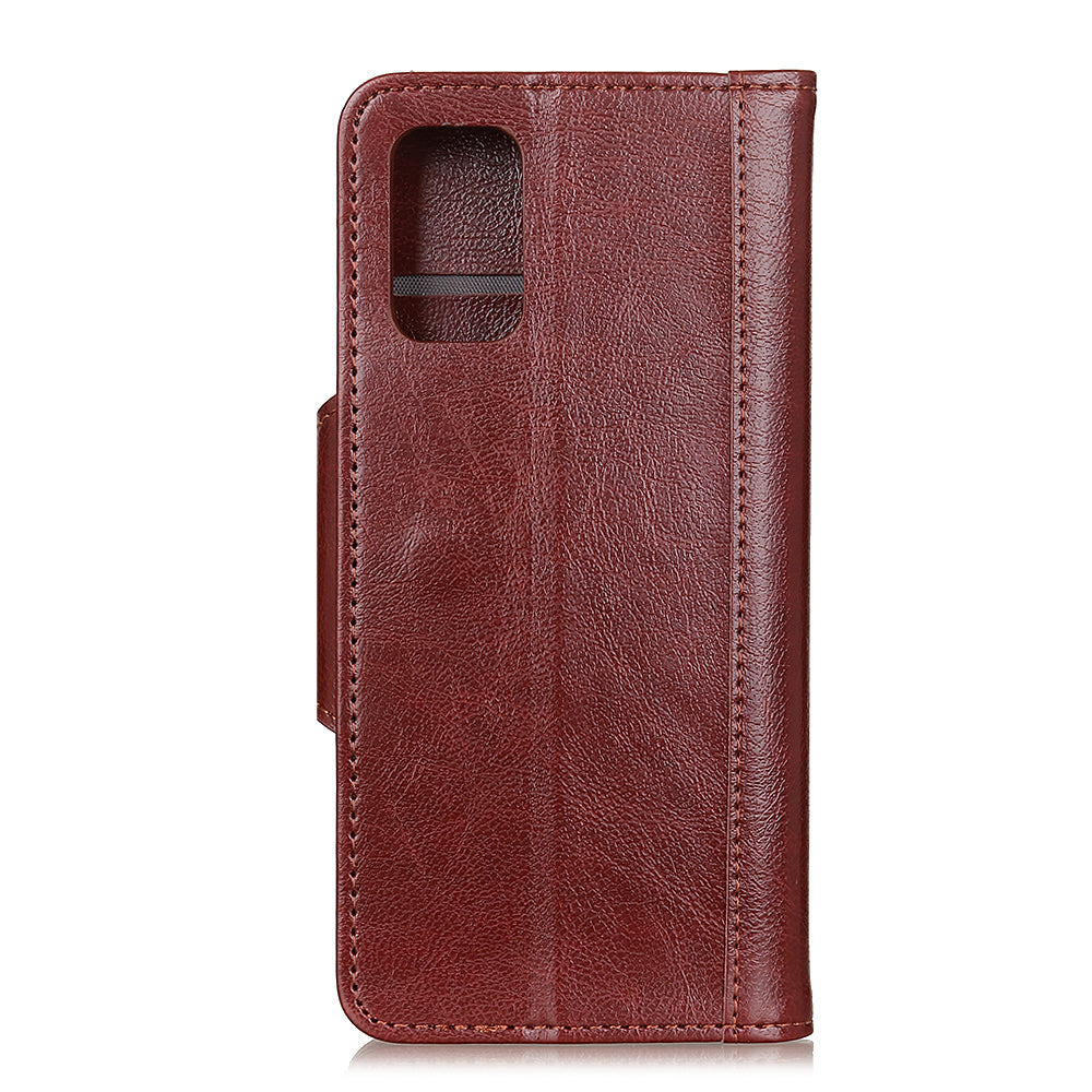 Cowhide Texture PU Leather Cover for Samsung Galaxy S20 FE/S20 Fan Edition/S20 FE 5G/S20 Fan Edition 5G/S20 Lite - Brown
