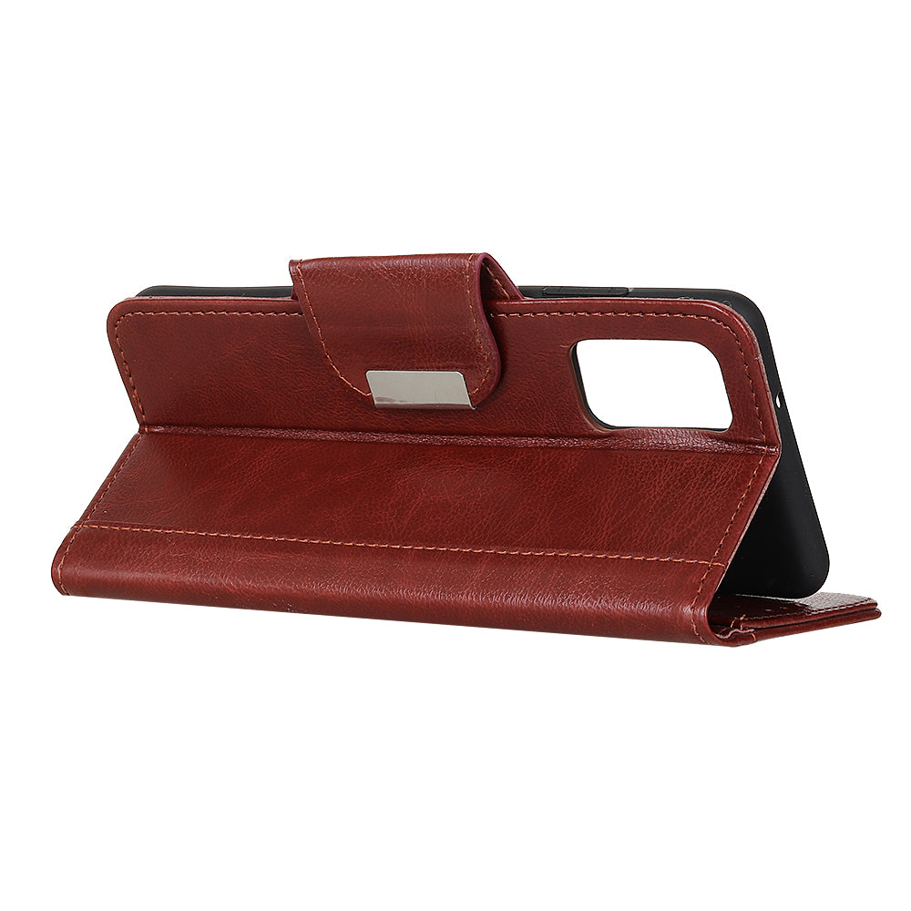 Cowhide Texture PU Leather Cover for Samsung Galaxy S20 FE/S20 Fan Edition/S20 FE 5G/S20 Fan Edition 5G/S20 Lite - Brown