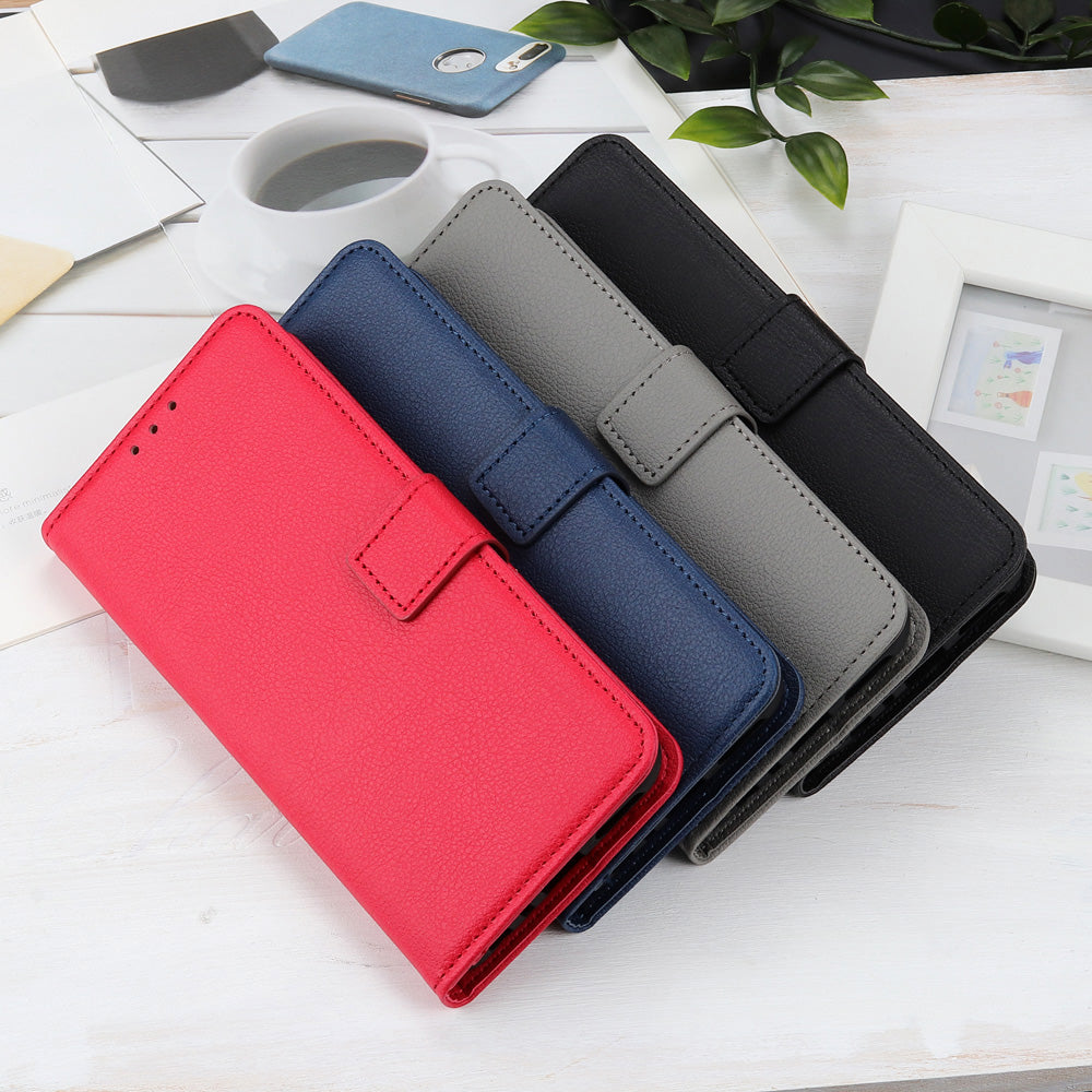 Litchi Texture Stylish Leather Phone Case for Samsung Galaxy S20 FE/S20 Fan Edition/S20 FE 5G/S20 Fan Edition 5G/S20 Lite - Black