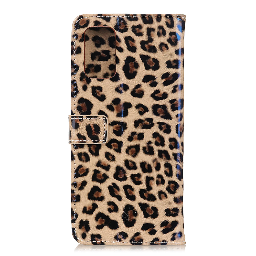 Leopard Wallet Leather Case Phone Cover for Samsung Galaxy S20 FE 4G/5G/S20 Lite/S20 FE 2022