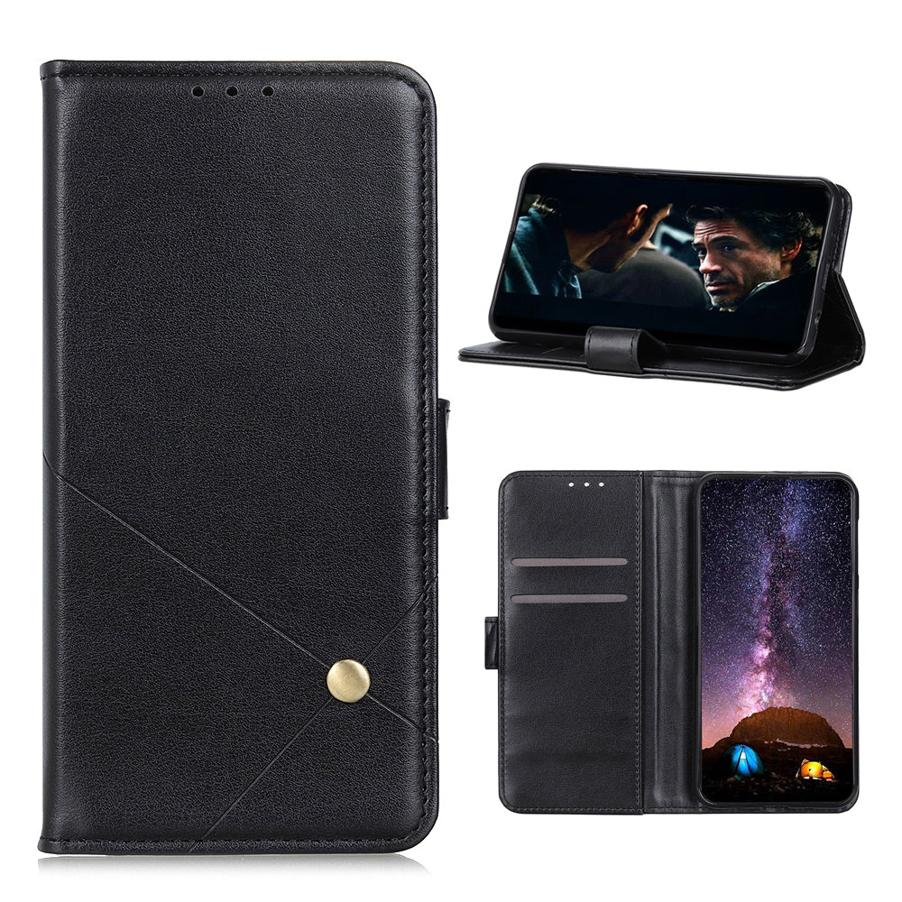 Leather with Stand Case with Card Slots Wallet for Samsung Galaxy S20 FE/S20 Fan Edition/S20 FE 5G/S20 Fan Edition 5G/S20 Lite - Black
