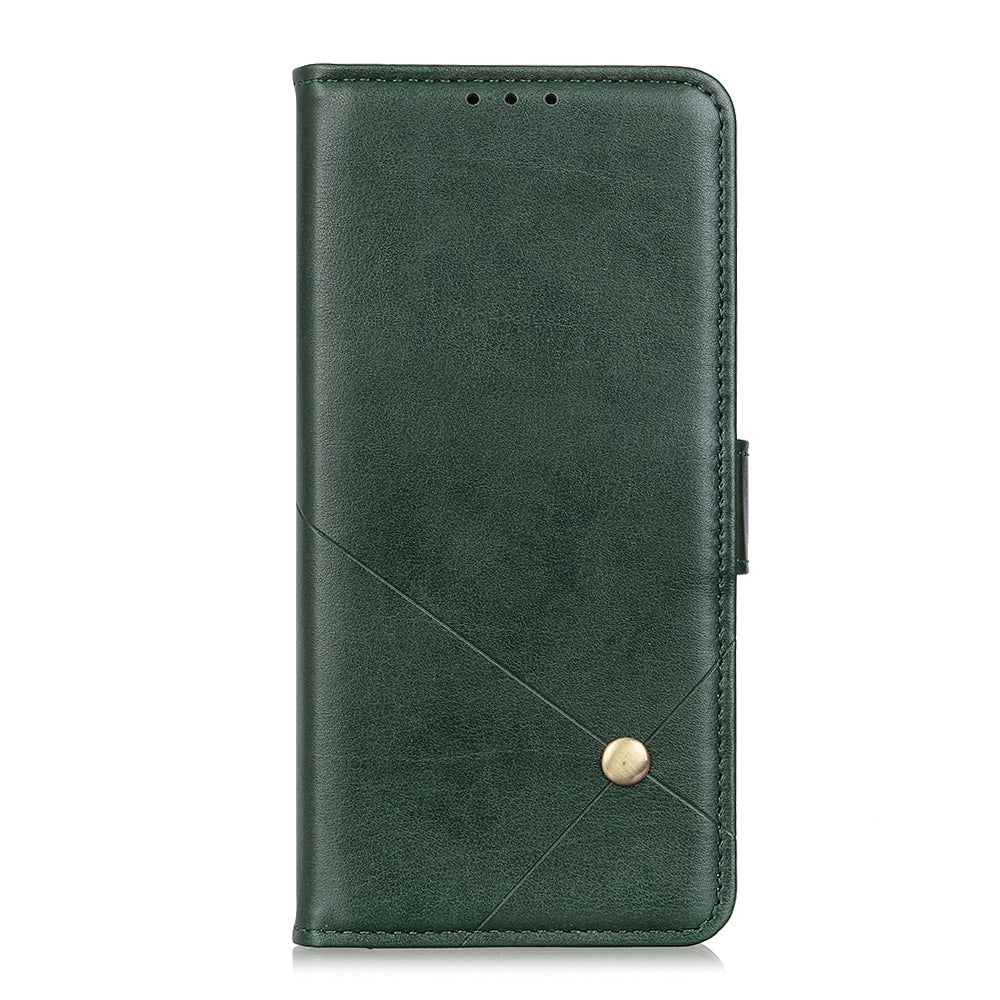 Leather with Stand Case with Card Slots Wallet for Samsung Galaxy S20 FE/S20 Fan Edition/S20 FE 5G/S20 Fan Edition 5G/S20 Lite - Green