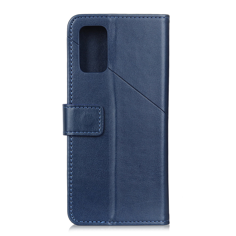 Leather with Stand Case with Card Slots Wallet for Samsung Galaxy S20 FE/S20 Fan Edition/S20 FE 5G/S20 Fan Edition 5G/S20 Lite - Blue